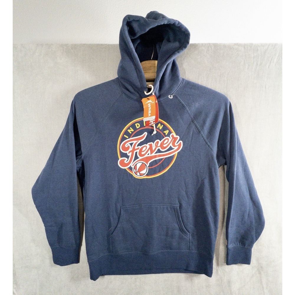 NWT Homage Indiana Fever Hoodie Mens XL Blue WNBA Basketball NBA